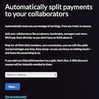 automatic split payments to your collaborators